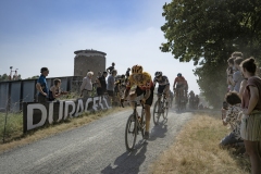 RESELL Erik Nordsaeter (NOR/Uno-X) plowing through the dust on this very hot day (31°C) Dwars door het Hageland 2023 (1.Pro) One day race from Aarschot to Diest (BEL/177km, with 41km of gravel sections)©kramon