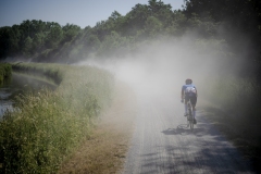 When dropped, its hard to move up again through the thick dust left by the teamcars

Dwars door het Hageland 2023 (Elite Women/1.1) 
One day race from Aarschot to Diest (BEL/122km, with lots of gravel sections)

©kramon