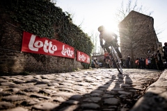 BAUER Jack (NZL/Q36.5) racing over the scetchy cobbles55th Le Samyn 2023One day race from Quaregnon to Dour (BEL/209km)©kramon