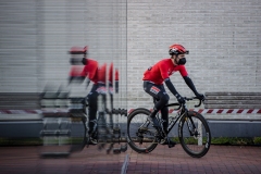 Team Lotto Soudal rider on his way to the pre race team presentationExterioo Cycling Cup11th GP Monseré 2022 (BEL)One day race from Hooglede to Roeselare ©rhodephoto