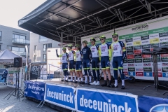 Team Intermarché Wanty Gobert pre race team presentationExterioo Cycling Cup11th GP Monseré 2022 (BEL)One day race from Hooglede to Roeselare ©rhodephoto
