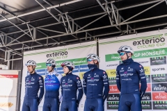 Team Quick Step Alpha Vinyl pre race team presentation

Exterioo Cycling Cup
11th GP Monseré 2022 (BEL)
One day race from Hooglede to Roeselare 

©rhodephoto